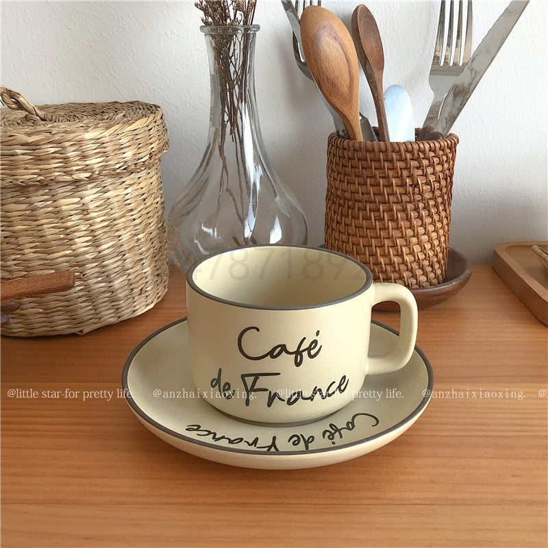 Cafe de France Cup with Saucer